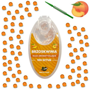 Kulki smakowe do papierosów BRZOSKWINIA 100szt