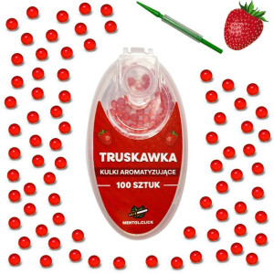 Kulki smakowe do papierosów TRUSKAWKA 100szt