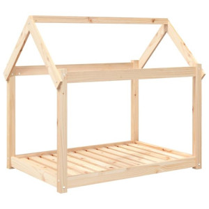 Legowisko dla psa, 101x70x90 cm, lite drewno sosnowe