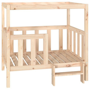 Legowisko dla psa, 105,5x83,5x100 cm, lite drewno sosnowe