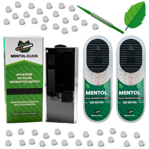 Kulki smakowe do papierosów - APLIKATOR + MENTOL 300szt