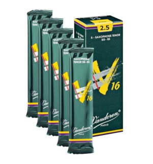 Stroik do saks Tenor VANDOREN v16 2.5 ZESTAW 5 SZT