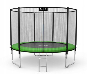 Trampolina Ogrodowa Carelife 252cm Siatka Drabinka