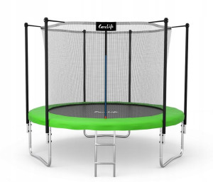 Trampolina Ogrodowa Carelife 312cm Siatka Drabinka