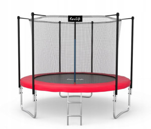 Trampolina Ogrodowa Carelife 312cm Siatka Drabinka