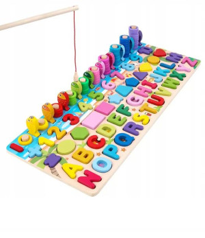 Montesorri Układanka Drewniana Zabawka Sorter