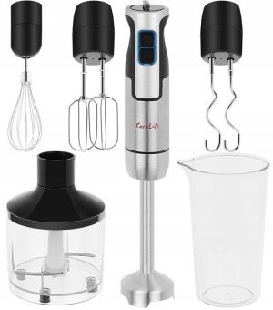 Blender ręczny Care Life 1200 W srebrny/szary
