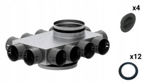 Spiroflex Zestaw Vent Clear 12-8x75/200 Skrzynka