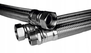 Wąż Do Baterii Nakrętno-wkrętny Fi 25 L-80 Inox