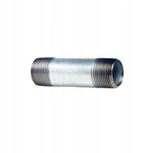 Nypel rurowy gwintowany ocynk FI 25 L-18cm AGAFLEX