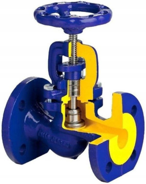 Zetkama Zawór Zaporowy Prosty Fig.215f/01 Dn 020