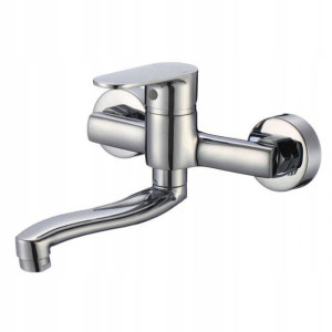 Bateria Hydroland Zlewozmywakowa Ścienna Nero B644