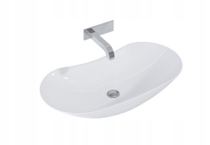 Umywalka PIATO 73x38 blat ceram white ELITA 145041