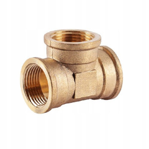 Trójnik mosiężny HARD 1 1/4" KELLER złączka