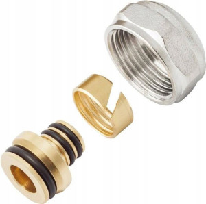 Śrubunek mosiężny do rur 20mm G3/4" KAN-therm