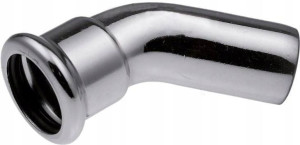 Kolano Nyplowe 45 St. Kan Steel Złączka Fi 15x15mm