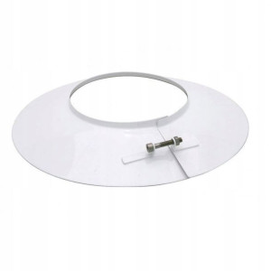 Osłona Biała Do Otworu Komina Spiroflex Fi 100 Mm