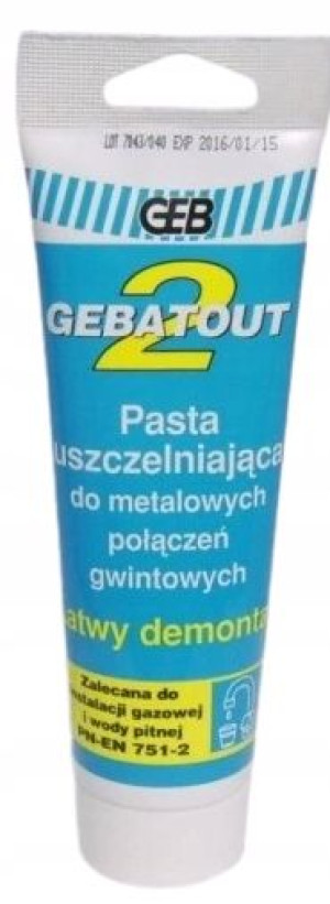 Geb Pasta Do Uszczelniania Gwintów 125g Gebatout 2