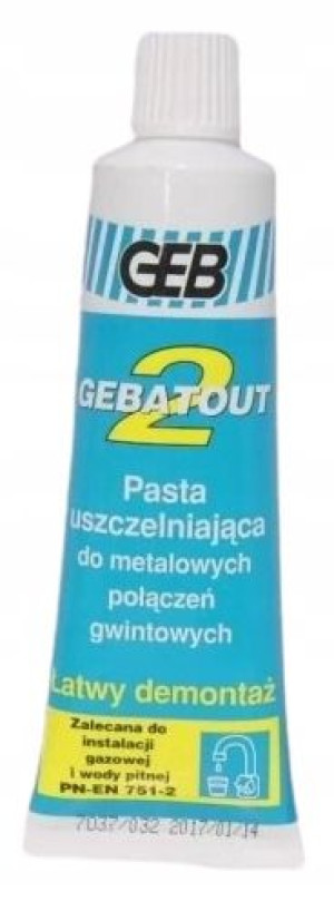 Geb Pasta Do Uszczelniania Gwintów 50g Gebatout 2