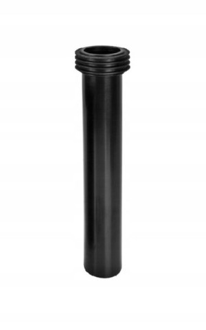 Rurka Flush 45x304 Mm Z Uszczelką Mcalpine Czarna