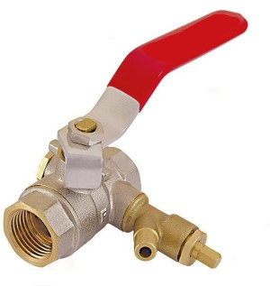 Ferro Zawór Kulowy 3/4", Nakrętno-nakrętny Pn