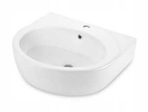 Umywalka Peonia Biała Wisząca Deante Biała 56 Cm