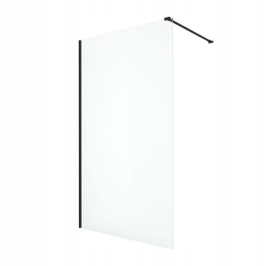Kabina Ścianka Modus Black 80 X 200 Cm New Trendy