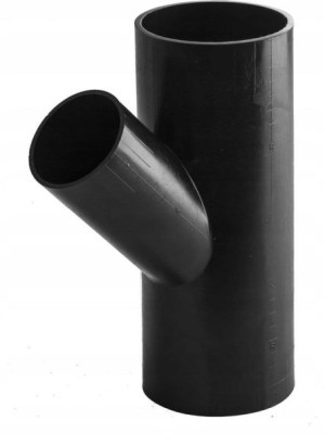VALSIR Trójnik redukcyjny 45° HDPE 160/90 MM