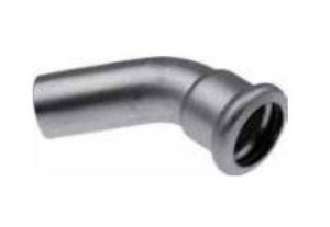 Kolano Nyplowe Inox 45 Stopni Kan-therm Fi 28 Mm