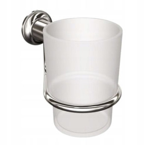 Andex Wieszak Ze Szklanką Łazienkową Chrom 250 Ml