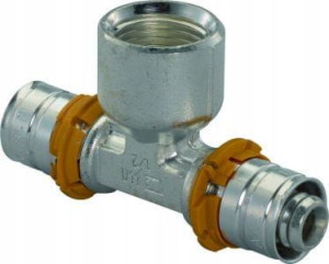 Uponor S-press Trójnik Z Gwintem Wewn.50-rp1"