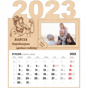 Kalendarz Na Dzień Babci Dziadka Wiszący 2023