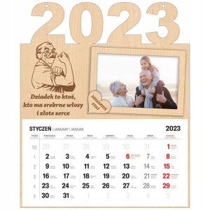 Kalendarz Na Dzień Babci Dziadka Wiszący 2023