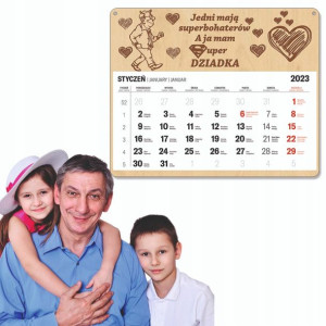 Kalendarz Na Dzień Dziadka Super Dziadzuś Wiszący