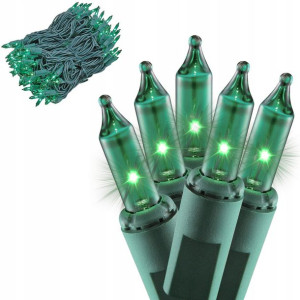 Lampki Choinkowe Świąteczne Zielony 40 Led