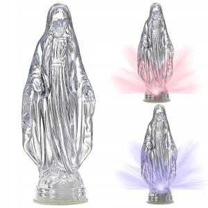 Świecąca Figurka Maryi Matki Boskiej 15cm Led Rgb