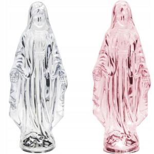 Świecąca Figurka Led Maryja 10cm Szkło Akrylowe