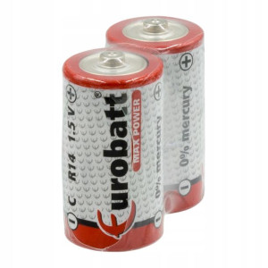 2 Szt. Baterie Eurobatt Max Power R14 1.5v