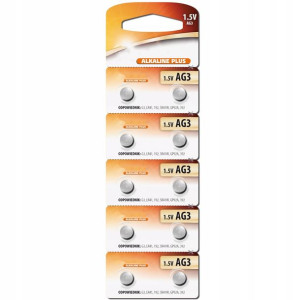 Baterie Alkaliczne Mocne Ag3 Lr41 G3 192 10szt.