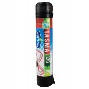 Worki Na Śmieci 120l 10szt Ldpe Czarne Z Taśmą