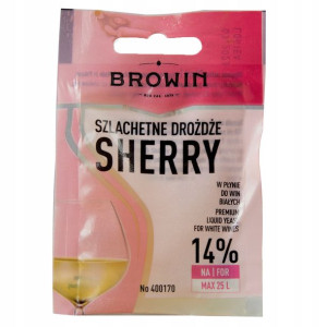 Szlachetne Drożdże Winiarskie Sherry Na 25l Do 14%