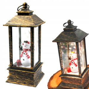 Ozdoby Świąteczne Lampka Lampion Zawieszka Bałwan