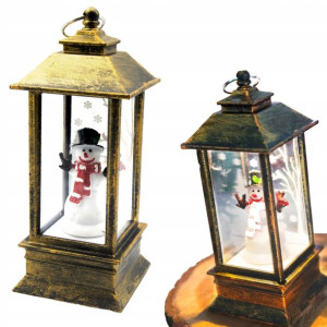 Ozdoby Świąteczne Lampka Lampion Zawieszka Bałwan