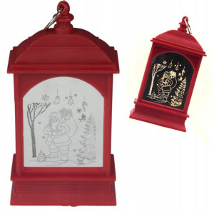 Świąteczny Lampion Dekoracja Led Zawieszka Ozdoba