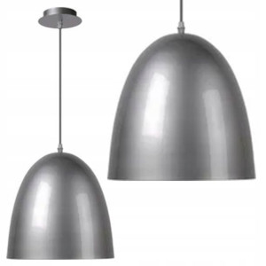 Lampa Wisząca Szara Loft Oświetlenie Sufitowe