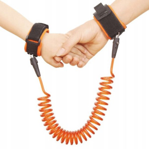 Smycz Szelki Dla Dziecka Przeciwko Ucieczce Orange