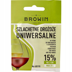 Drożdże Winiarskie Uniwersalne Do 15% Na 25l