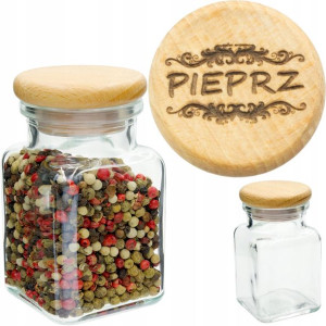 Słoiczek Na Przyprawy 150ml Przykrywka Z Grawerem