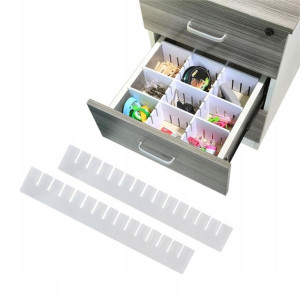 2x Organizer Do Szuflad Przegrody 43x8cm Separator