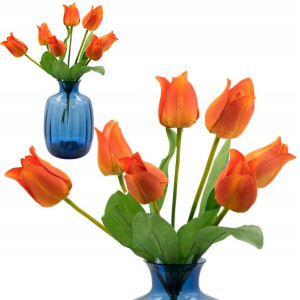 Tulipan Tulipany Bukiet Sztuczne Kwiaty 35cm 7szt